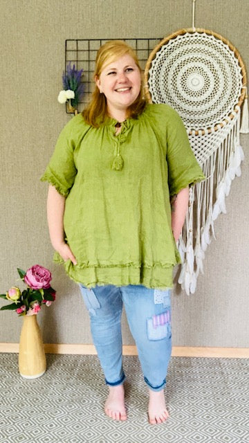 Blouse tunic in 2 colors