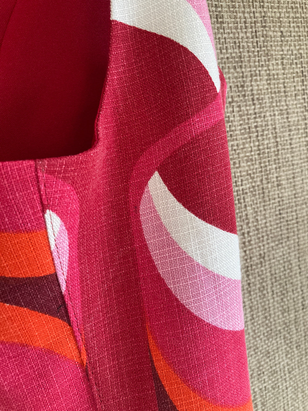 dirndl stoff rot orange pink