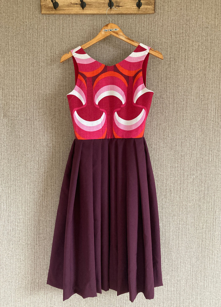 Rückseite des Dirndls upcycling