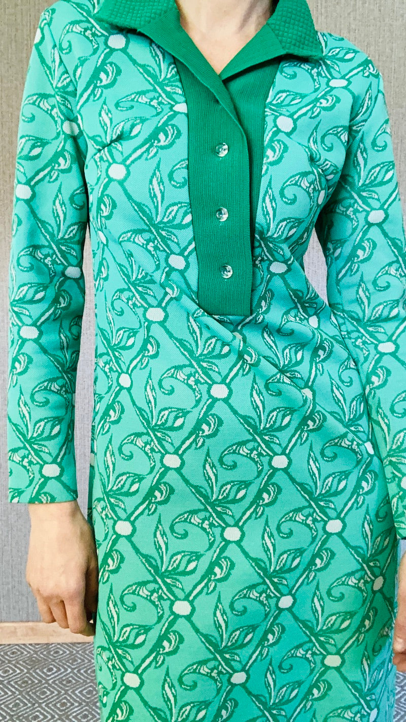 schwedisches Designer Kleid aus den 70er Jahren dänisches Design 